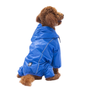PawStar Mavi Muson Küçük Irk Köpek Tulum Yağmurluk XLarge