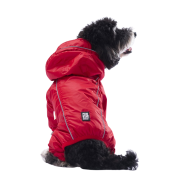 PawStar Kırmızı Muson Küçük Irk Köpek Tulum Yağmurluk Large