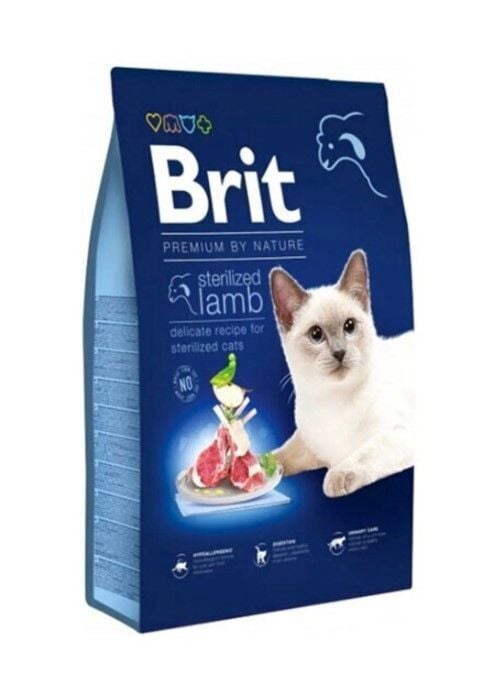 Brit Premium By Nature Cat Sterilized Lamb 8 Kg Kısırlaştırılmış Kedi Maması