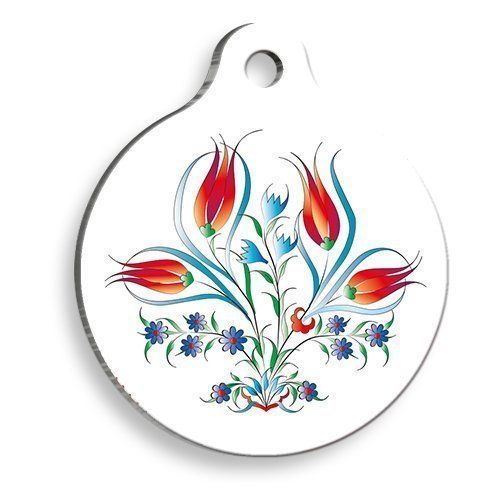 Pet Tag Art Motif 9 Kedi ve Köpek Künyesi