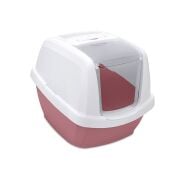 Imac Maddy Junior Kapalı Kedi Tuvaleti Pembe Beyaz 57 x 43 x 41 cm