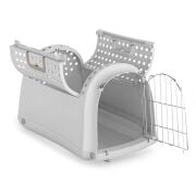 Imac Linus Cabrio Üstü Açılır Evcil Hayvan Taşıma Çantası Gri 52,5 x 32 x 34,5 cm