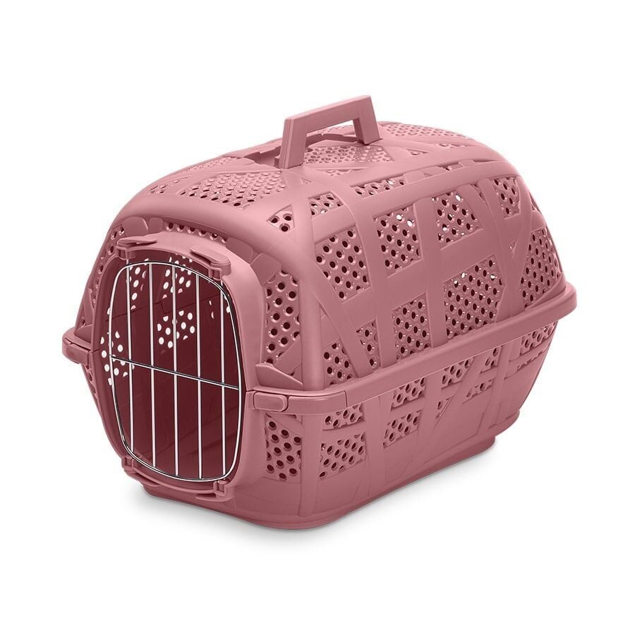 Imac Carry Sport Metal Kapılı Evcil Hayvan Taşıma Çantası Pembe 48,5 x 34 x 32 cm