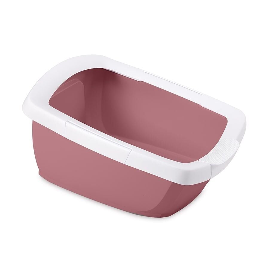 Imac Funny Kedi Tuvaleti Pembe Beyaz 65 x 47,5 x 33 cm