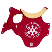 PawStar Kırmızı Yukon Küçük Irk Köpek Kolsuz Yelek Kıyafet Small