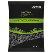 Aquael Basalt Gravel Doğal Siyah Bazalt Akvaryum Kumu 2-4 mm 2 Kg