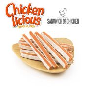 Dentalight Chicken Licious Kurutulmuş Tavuklu Sandviç Köpek Ödül Maması 70gr