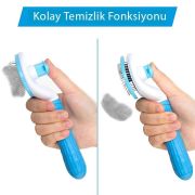 Cleanpet's Kedi Köpek Tüy İttirmeli Tarak