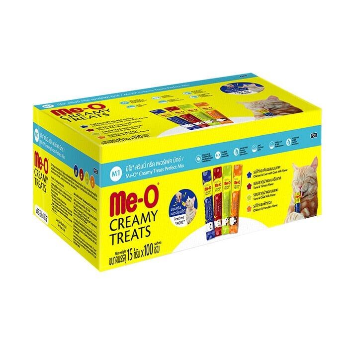 Me-O Kedi Ödül Krema M1 Perfect Mix 15 gr  x 100 adet