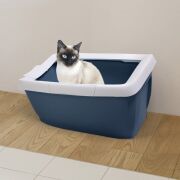 Imac Funny Kedi Tuvaleti Yeşil Beyaz 65 x 47,5 x 33 cm