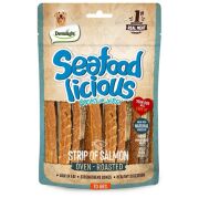 Dentalight Seafood Licious Kurutulmuş Somonlu Şerit Köpek Ödül Maması 70gr