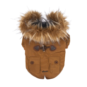 PawStar Camel Charles Büyük Irk Köpek Yağmurluk Mont 5XL