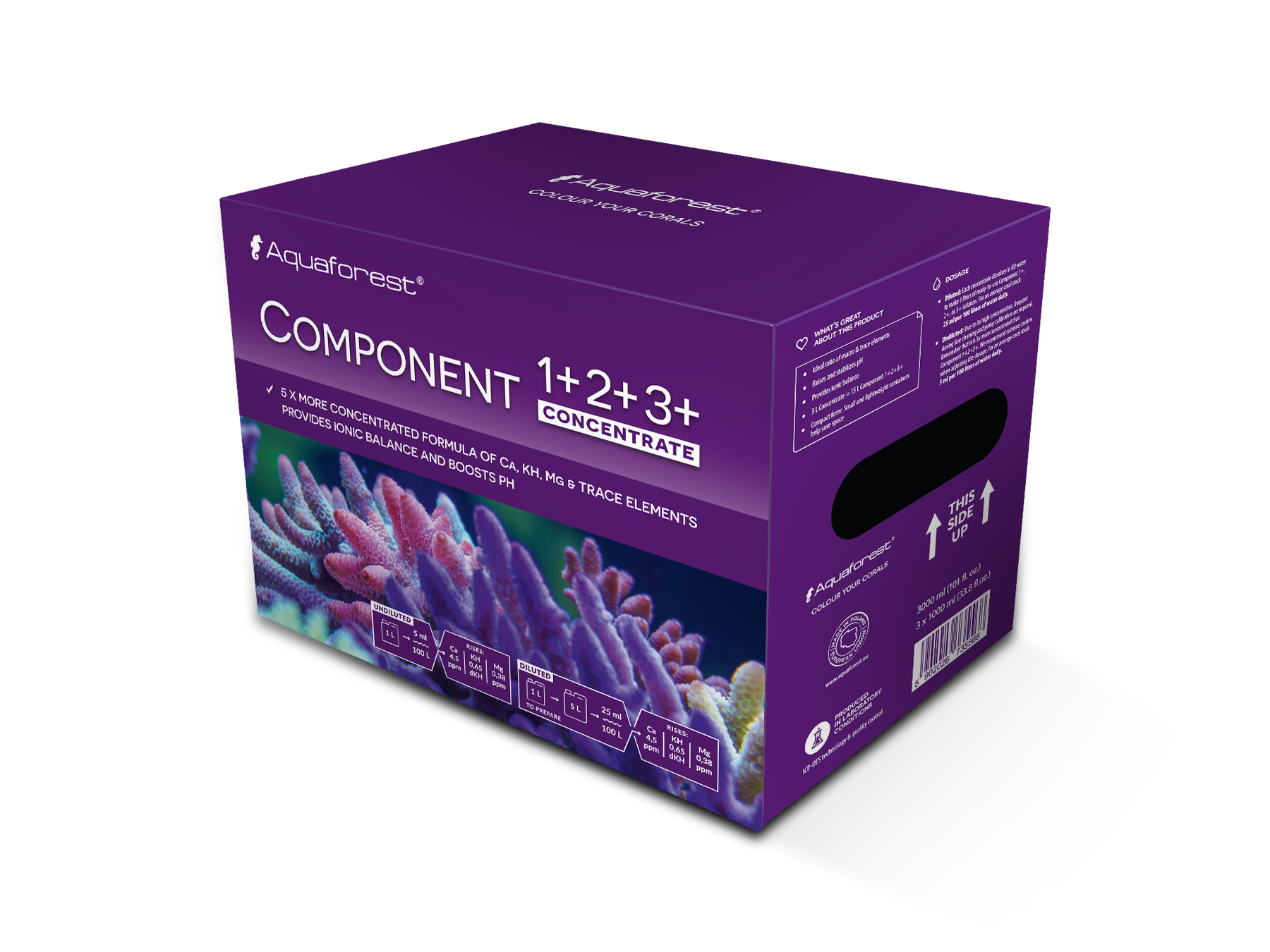 Aquaforest Component Concentrate 1+2+3+ 3 x 1 Litre