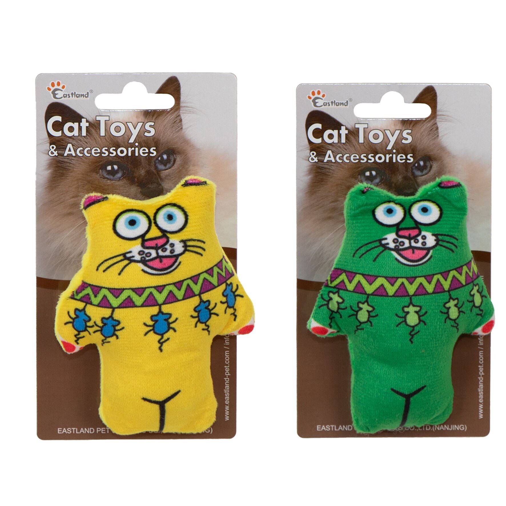 Eastland Catnipli Öten Peluş Kedi Oyuncağı 11,5 cm
