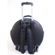 Migno Space Tekerlekli Kedi Köpek Taşıma Çantası Fileli Mavi 48 x 22 x 48 cm