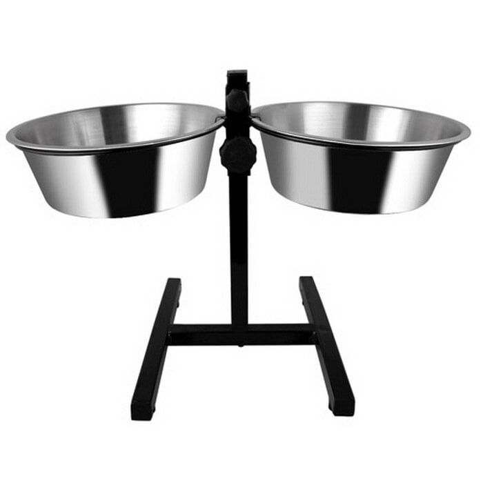 Oripet Ayarlanabilir Ayaklı Kedi Ve Köpek İçin İkili Mama Kabı 3 Qt