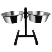 Oripet Ayarlanabilir Ayaklı Kedi Ve Köpek İçin İkili Mama Kabı 3 Qt