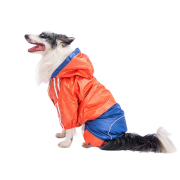 PawStar Bej Turuncu Lacivert Orta Irk Tulum Yağmurluk 3XL