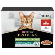 Pro Plan Pouch Sterilised Biftekli Kısır Kedi Konservesi 85gr 10lu Paket