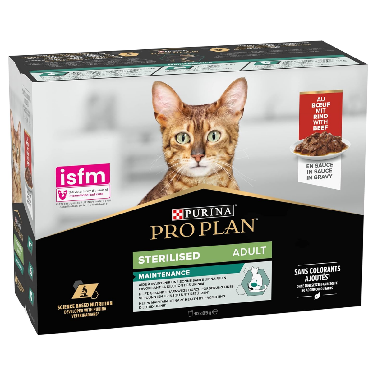 Pro Plan Pouch Sterilised Biftekli Kısır Kedi Konservesi 85gr 10lu Paket