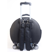 Migno Space Tekerlekli Kedi Köpek Taşıma Çantası Şeffaf Fileli Mavi 48 x 22 x 48 cm