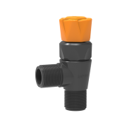 Açılı Vana ( Angle Valve ) - Gri - 1/2 Upvc