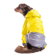 PawStar Bej Sarı Gri Orta Irk Köpek Tulum Yağmurluk 3XL