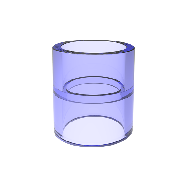 Maşon ( Coupling ) - Purple Clear - UPVC