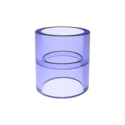 Maşon ( Coupling ) - Purple Clear - UPVC