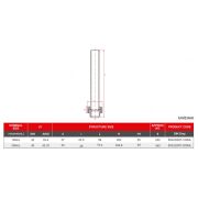 Kalibrasyon Kabı ( Calibration Column ) - Şeffaf-Gri - Upvc - 100ml