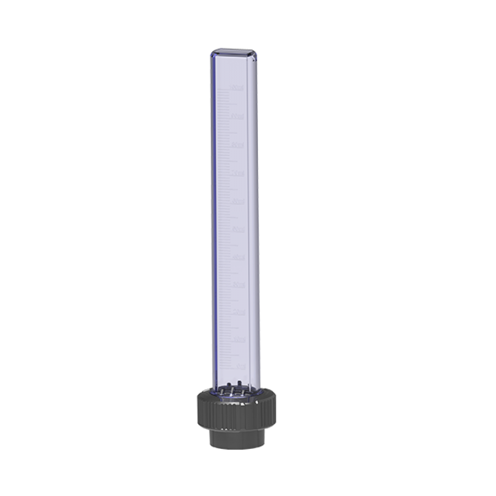 Kalibrasyon Kabı ( Calibration Column ) - Şeffaf-Gri - Upvc - 100ml
