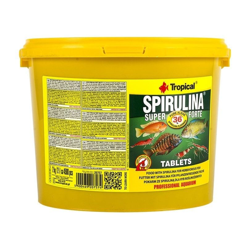 Tropical Spirulina Super Forte Tablets 2 Kg 4500 Adet