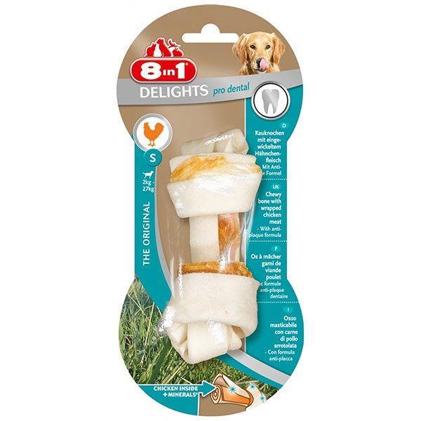 8 In 1 Delights Bones Pro Dental Ağız Bakım Kemiği S Boy 24 Gr