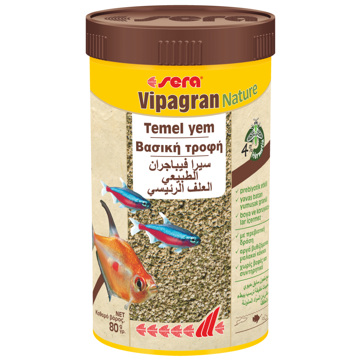 Sera Vipagran Nature 250 ml / 80 gr