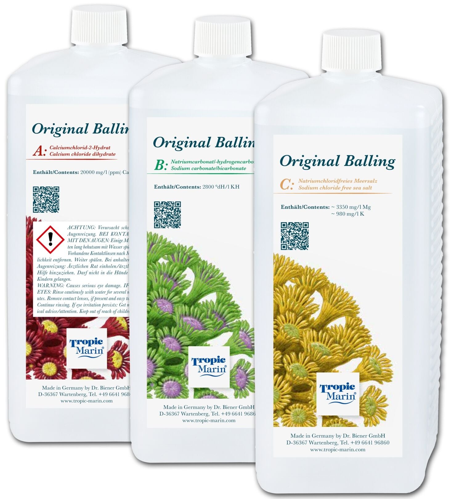 Tropic Marin - Original Balling Liquid Set 3x1000ml