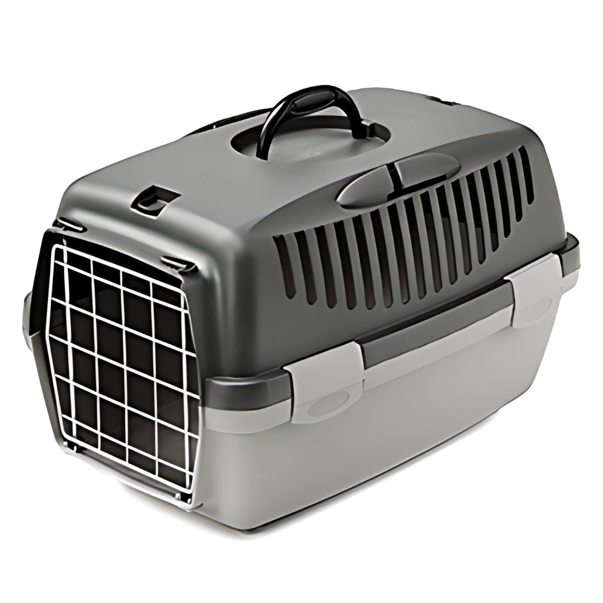 Stefanplast Gulliver 1 Metal Kapılı Kedi Köpek Taşıma Kafesi Gri