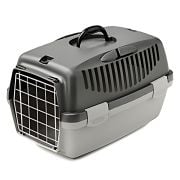 Stefanplast Gulliver 1 Metal Kapılı Kedi Köpek Taşıma Kafesi Gri