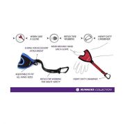 Ezydog Leashes Handy Leash Köpek Gezdirme Kayışı Siyah 120 Cm