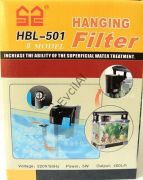 SunSun HBL-501 Askı Filtre 450L/H 5W