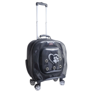 Migno Prestige Fileli Kedi Köpek Büyük Taşıma Çantası - Siyah 46 x 22 x 46 cm