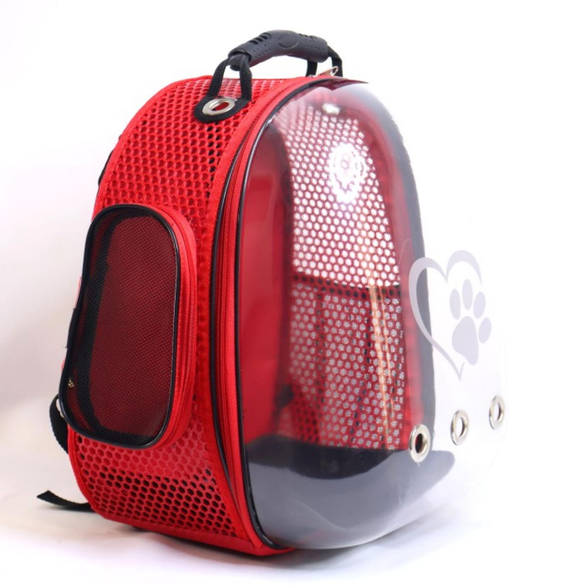 Migno Nexus Astronot Kedi Köpek Taşıma Çantası - Kırmızı 44 x 34 x 32 cm