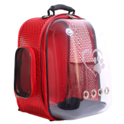 Migno Zenith Astronot Kedi Köpek Taşıma Çantası - Kırmızı 44 x 34 x 32 cm