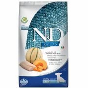 N-D Ocean Tahılsız Morina Balıklı Balkabaklı Kavunlu Mini Puppy 2,5 Kg Yavru Köpek Maması