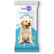 Supreme Hipoalerjenik Kedi ve Köpek Temizleme Mendili 60 lı