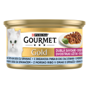 Purina Gourmet Gold Okyanus Balıklı Ispanaklı Kedi Yaş Mama 85 gr