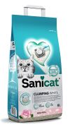Sanicat Clumping White Gül Kokulu Kedi Kumu 8 litre