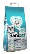 Sanicat Clumping White Koton Ferahlığı Kedi Kumu 10 Litre