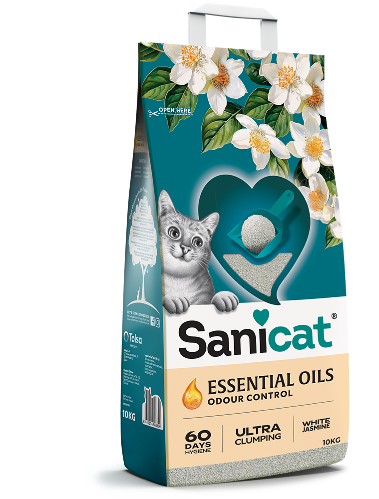 Sanicat Essential Oils Yasemin Kokulu Kedi Kumu 10 Kg