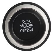 Oripet Kedi Desenli Çelik Mama Kabı 24 Oz 17 cm