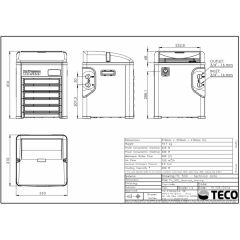 Teco TK 500 - Soğutucu ( + Isıtma Özelliği )
